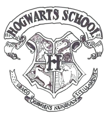 440x480 Hogwarts Crest Coloring Page Harry Potter Coloring Pages Hogwarts