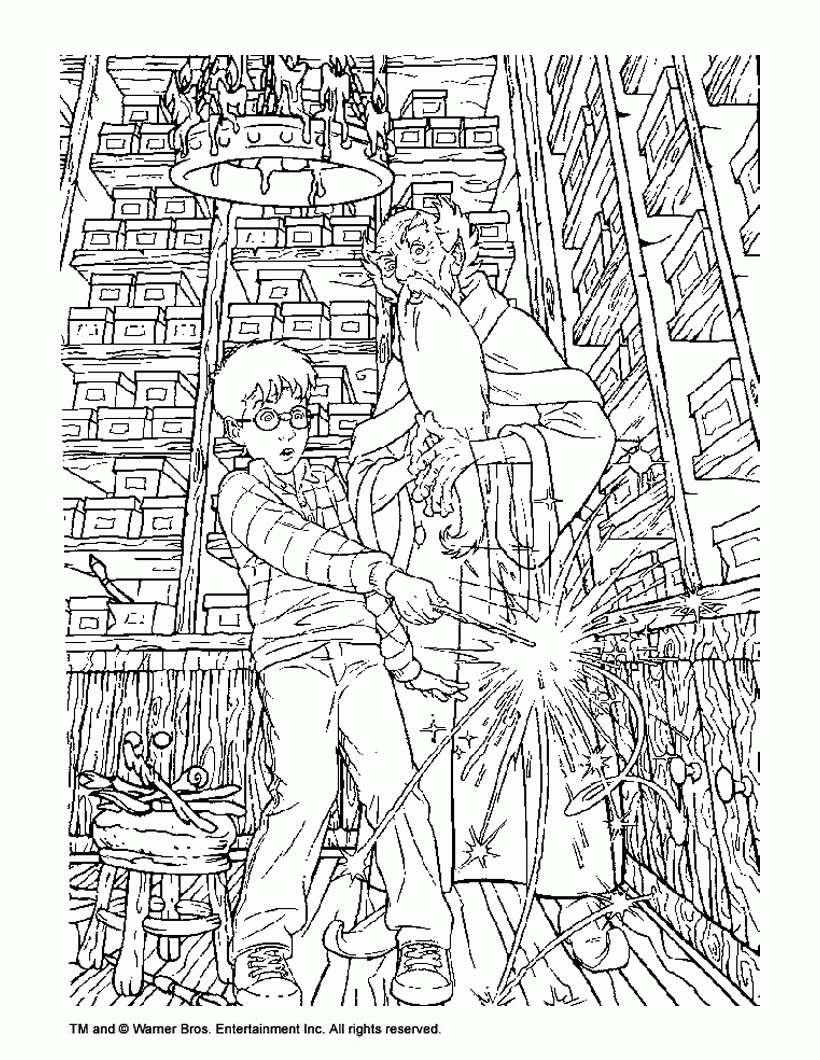 820x1060 Awesome Harry Potter Coloring Pages Hogwarts H Design Great