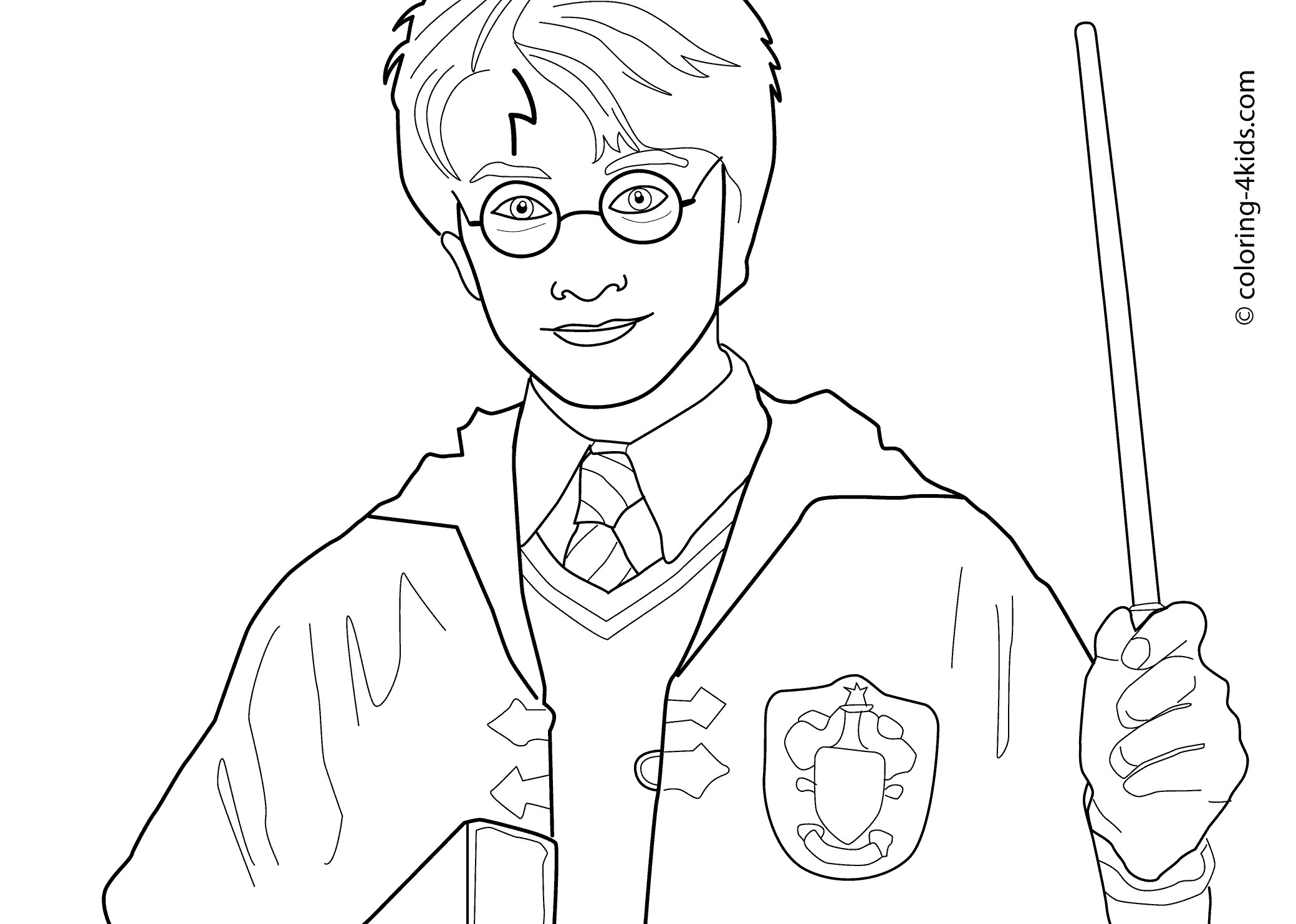 2079x1483 Coloring Pages Harry Potter To Print Download Free Books