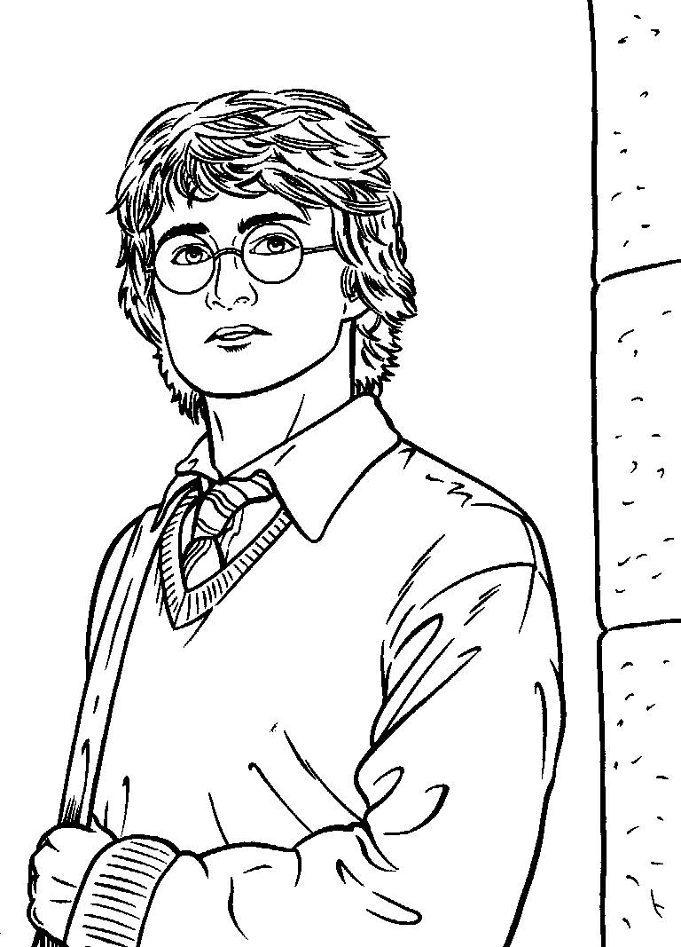 768x1067 Free Printable Harry Potter Coloring Pages For Kids Harry Potter