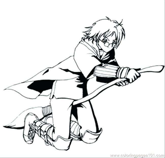 650x621 Harry Potter Playing Coloring Pages Coloring Harry Potter Coloring