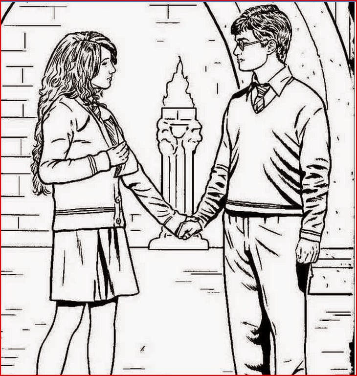730x769 Coloring Pages Harry Potter Coloring Pages Free And Printable