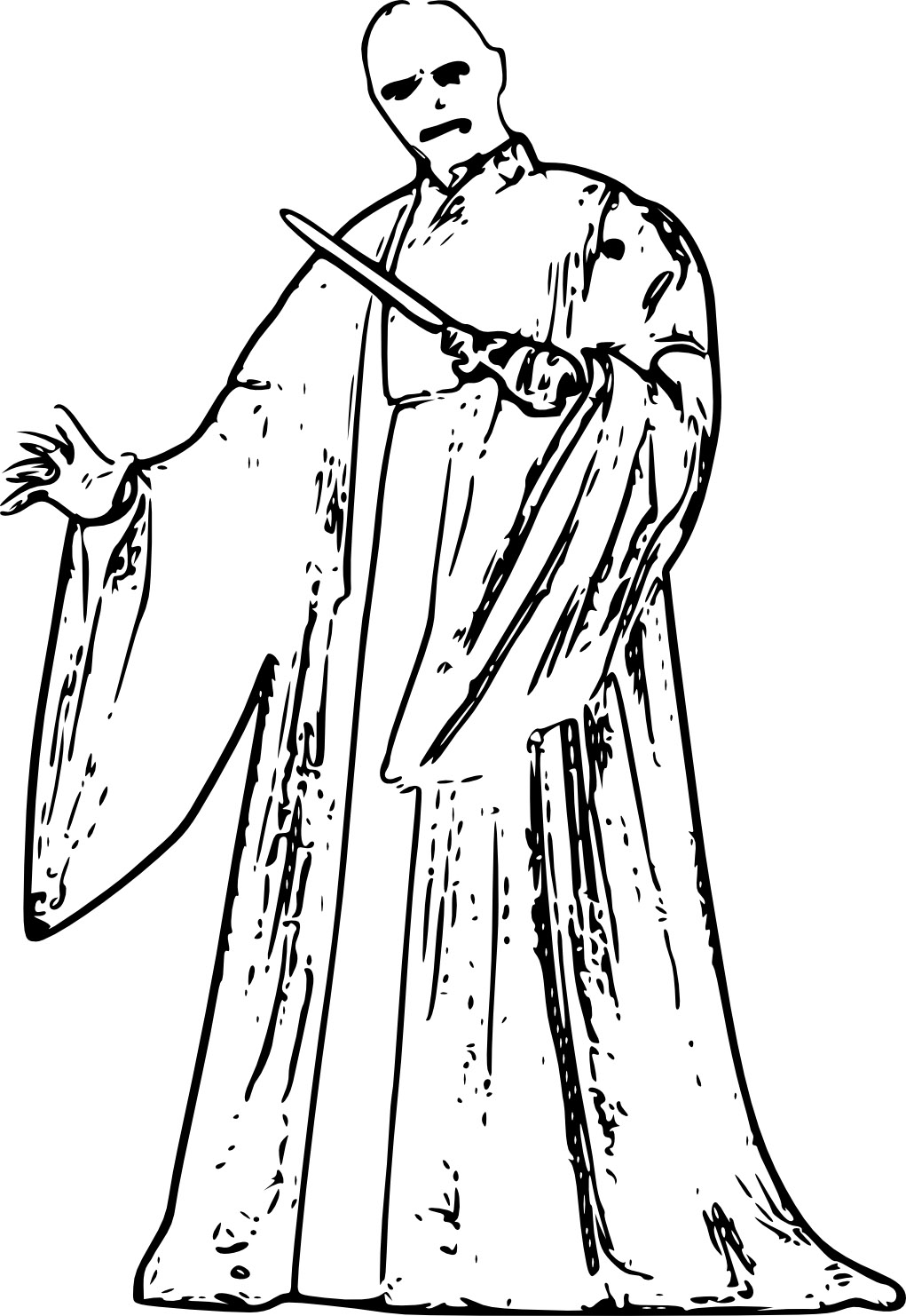 1021x1482 Evil Lord Voldemort Free Coloring Page Harry Potter, Movies