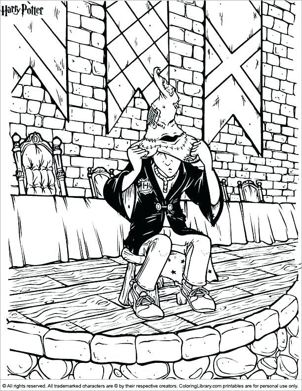 612x792 Harry Potter Coloring Sheets For Coloring Pages Printable Potter