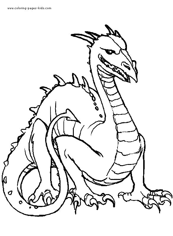 Harry Potter Dragon Coloring Pages