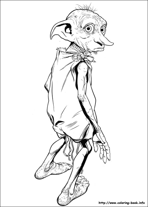 567x794 Potter Coloring Picture With Harry Page Designs 12