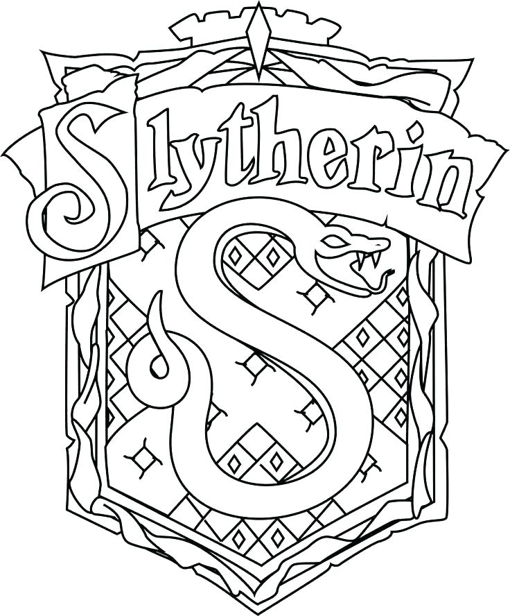 736x888 Hogwarts Crest Coloring Page Crest Coloring Page Harry Potter 6
