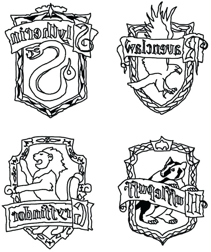 736x880 Hogwarts Crest Coloring Page Crest Coloring Pages Harry Potter