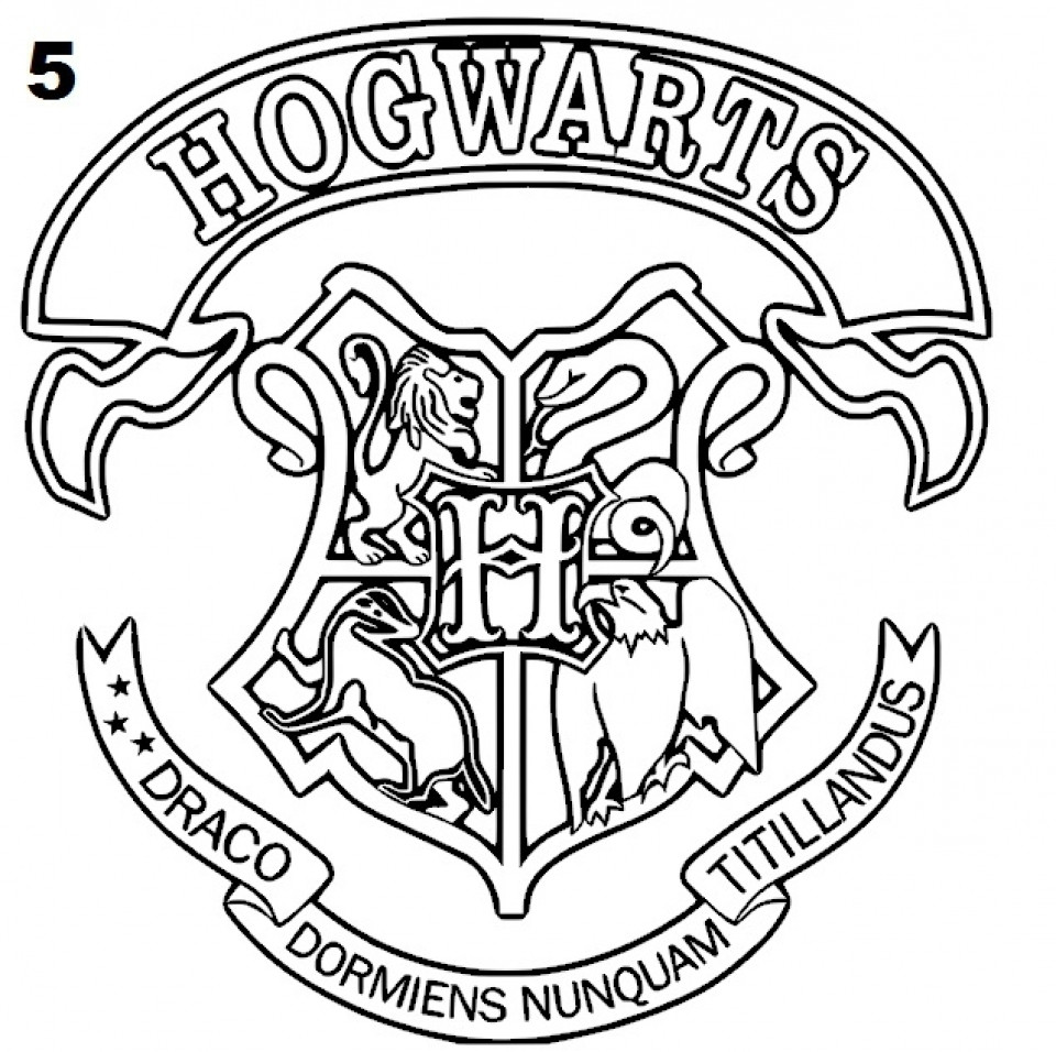 Harry Potter House Coloring Pages
