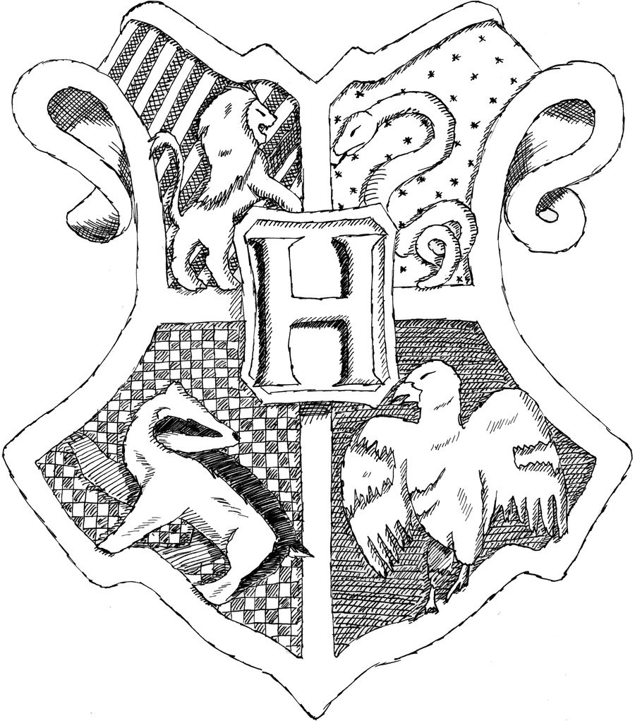 900x1021 Harry Potter House Coloring Pages ~ Cool Coloring Pages