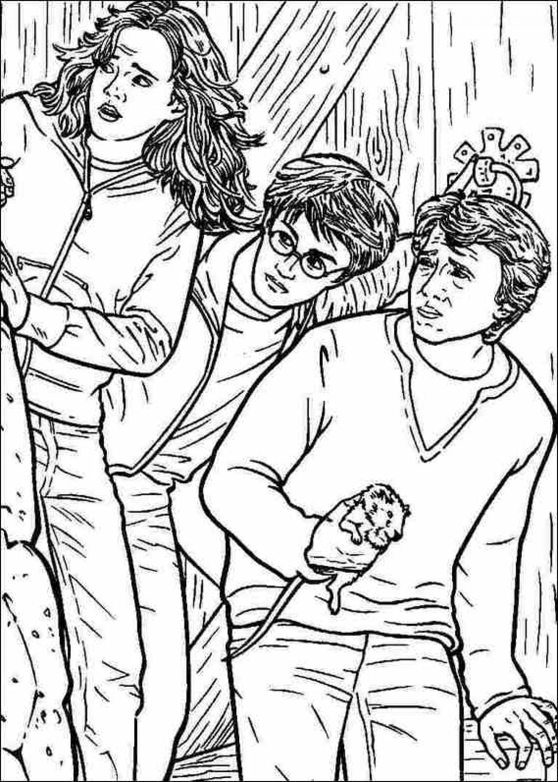 1143x1600 Harry Potter Printable Coloring Pages Harry Potter Printable