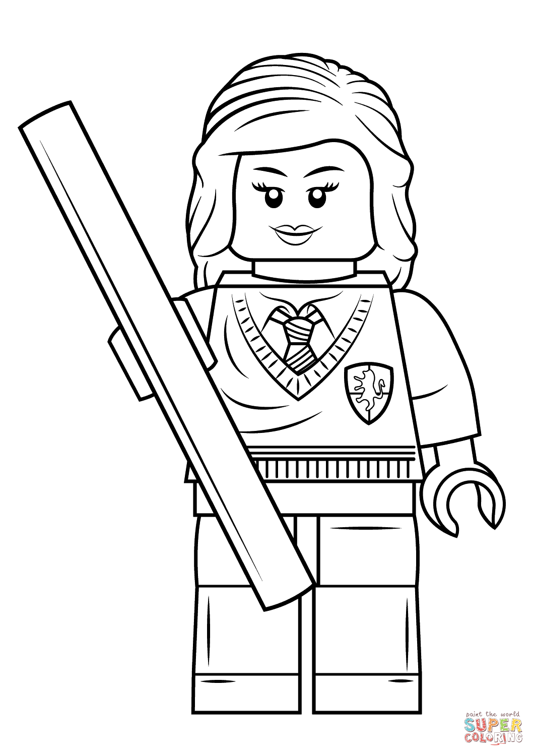1060x1500 Edge Easy Harry Potter Coloring Pages Surprise Lego Hermione