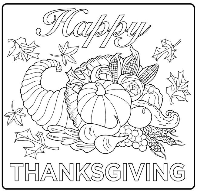650x635 Thanksgiving Harvest Cornucopia