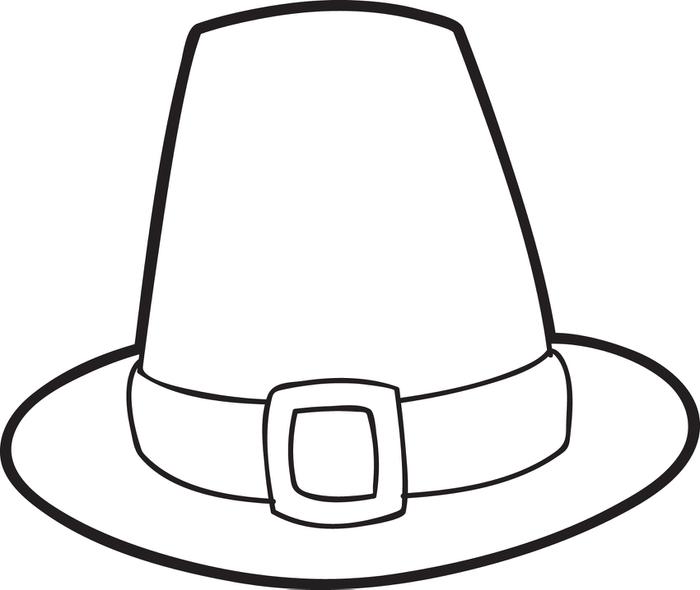 700x590 Hat Coloring Pages Printable Free Printable Pilgrim Hat Coloring