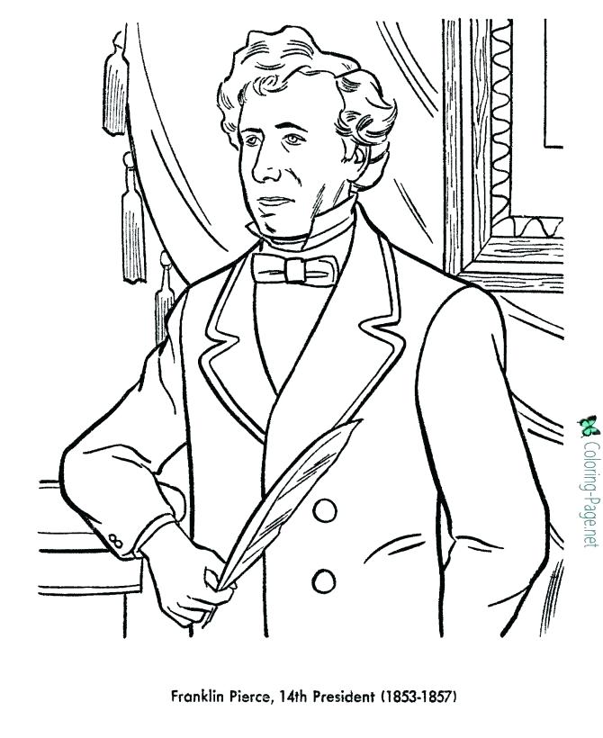 670x820 Coloring Pages Of Presidents Presidents Coloring Pages Presidents