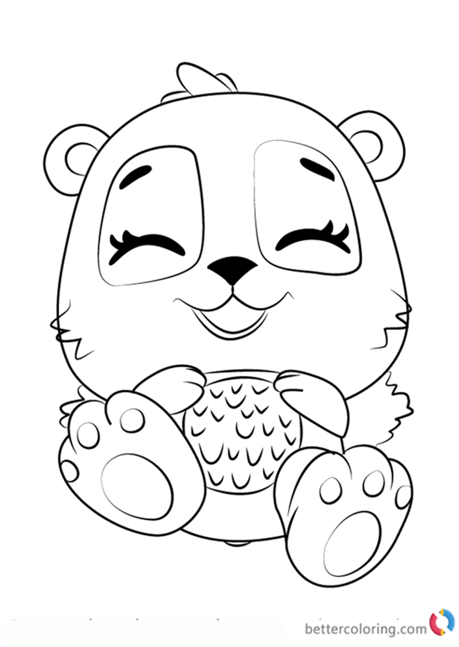 660x931 Giggling Pandor From Hatchimals Coloring Pages