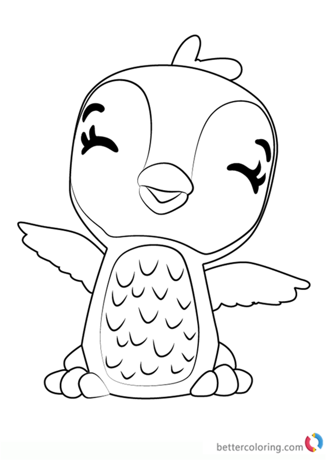 660x931 Giggling Penguala From Hatchimals Coloring Pages
