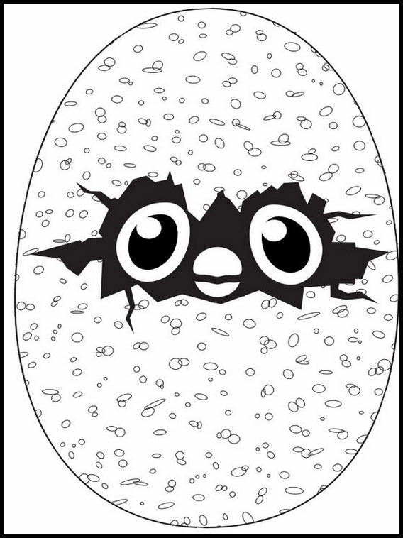 568x758 Hatchimals Colouring 6