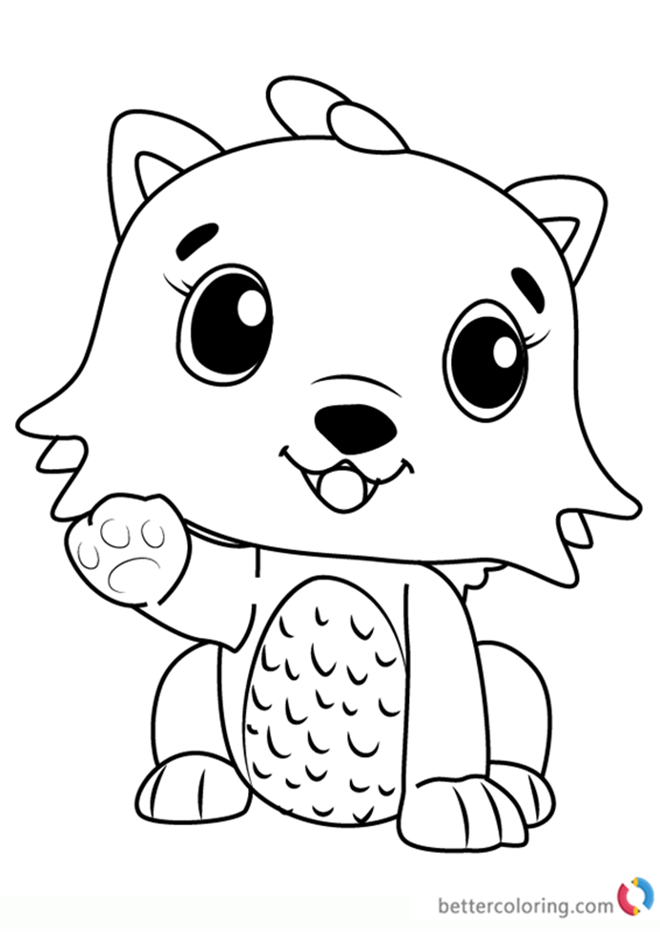 660x932 Kittycan From Hatchimals Coloring Pages
