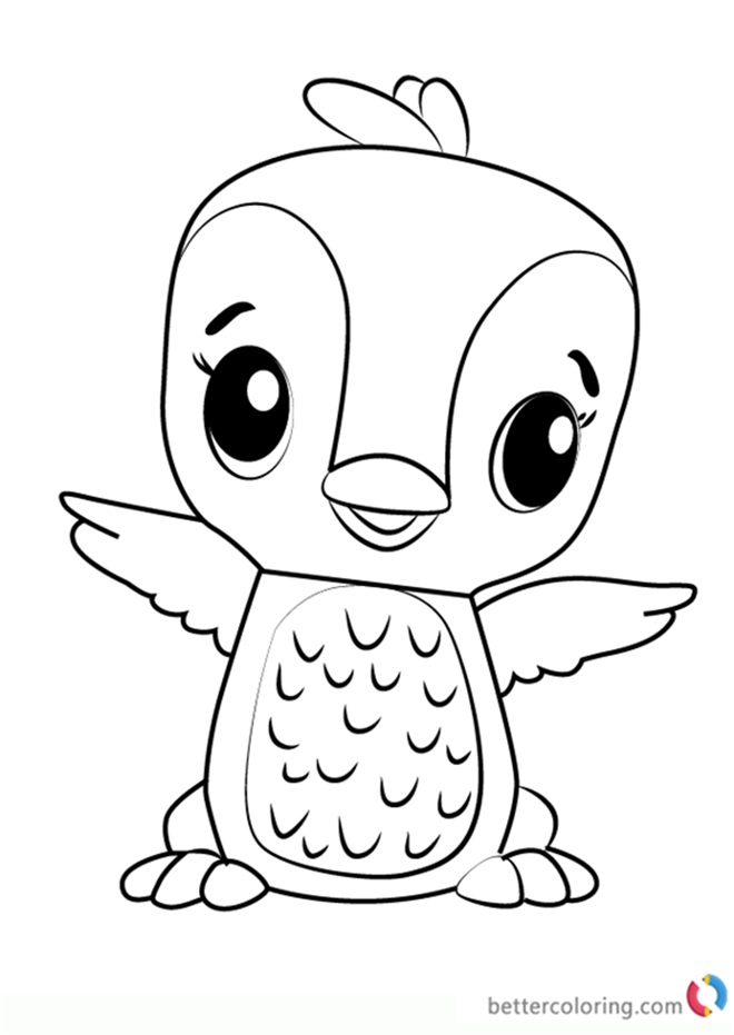 660x931 Polar Penguala From Hatchimals Coloring Pages