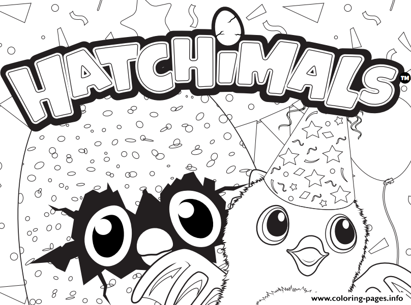 808x601 Print Hatchy Hatchimals Logo Coloring Pages Coloring Pages