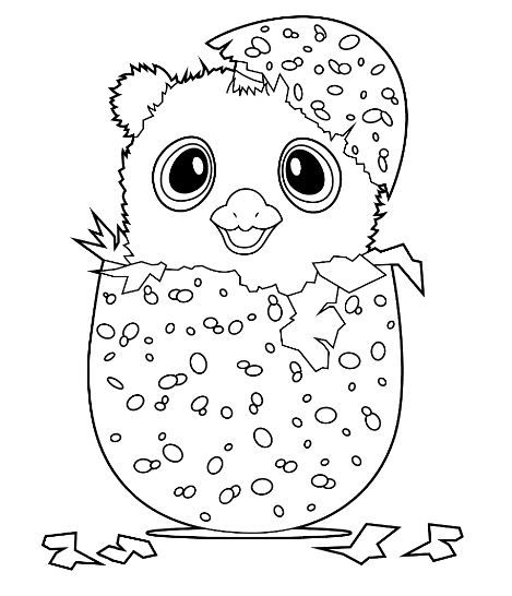 469x546 Hatchimals Coloring Page Free Coloring Board