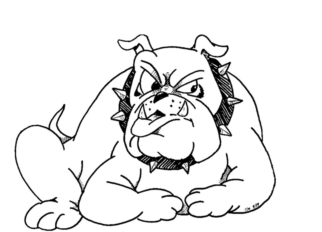 1100x792 Bulldog Coloring Pages 0