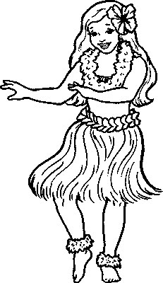 231x400 Hawaii Dancer Kids Coloring Pages Gtgt Disney Coloring Pages