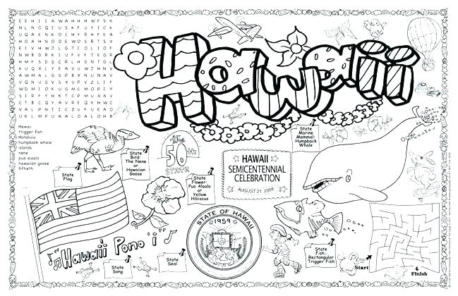 649x420 Hawaiian Coloring Pages Printable Coloring Pages Coloring Home