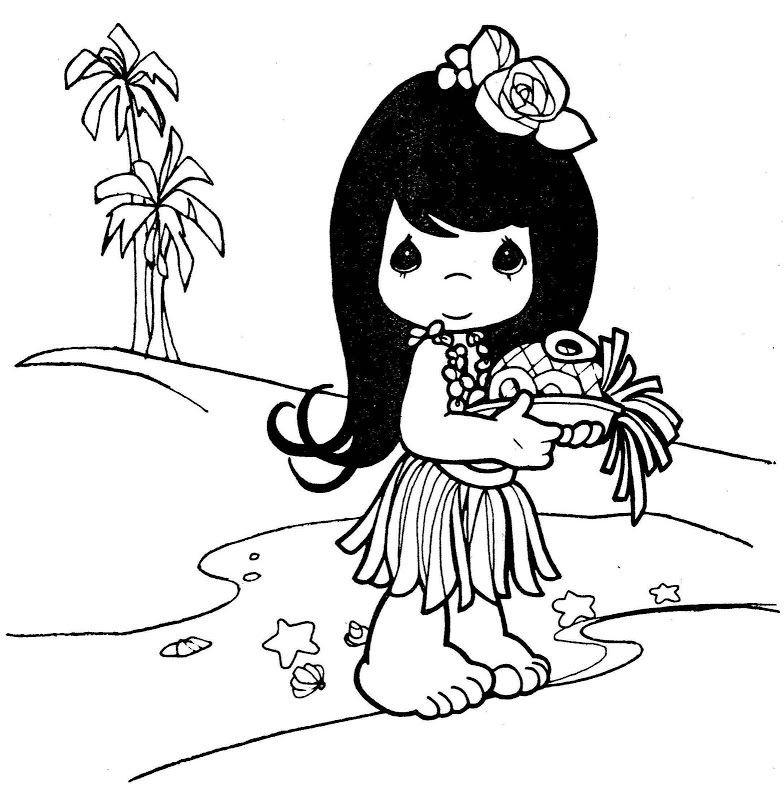784x800 Hawaiian Girl