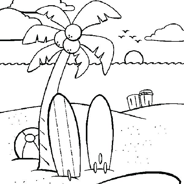 600x600 Luau Party Printables Beach Coloring Pages Free To Print Easy Luau