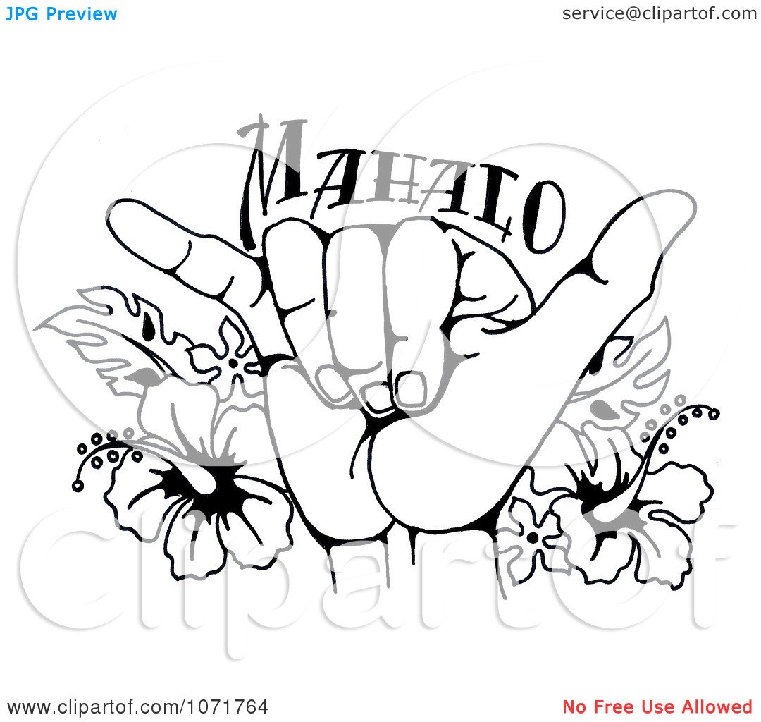 1080x1024 Hawaiian Coloring Pages Pdf Best Page Site Hawaiian Shaka Adult