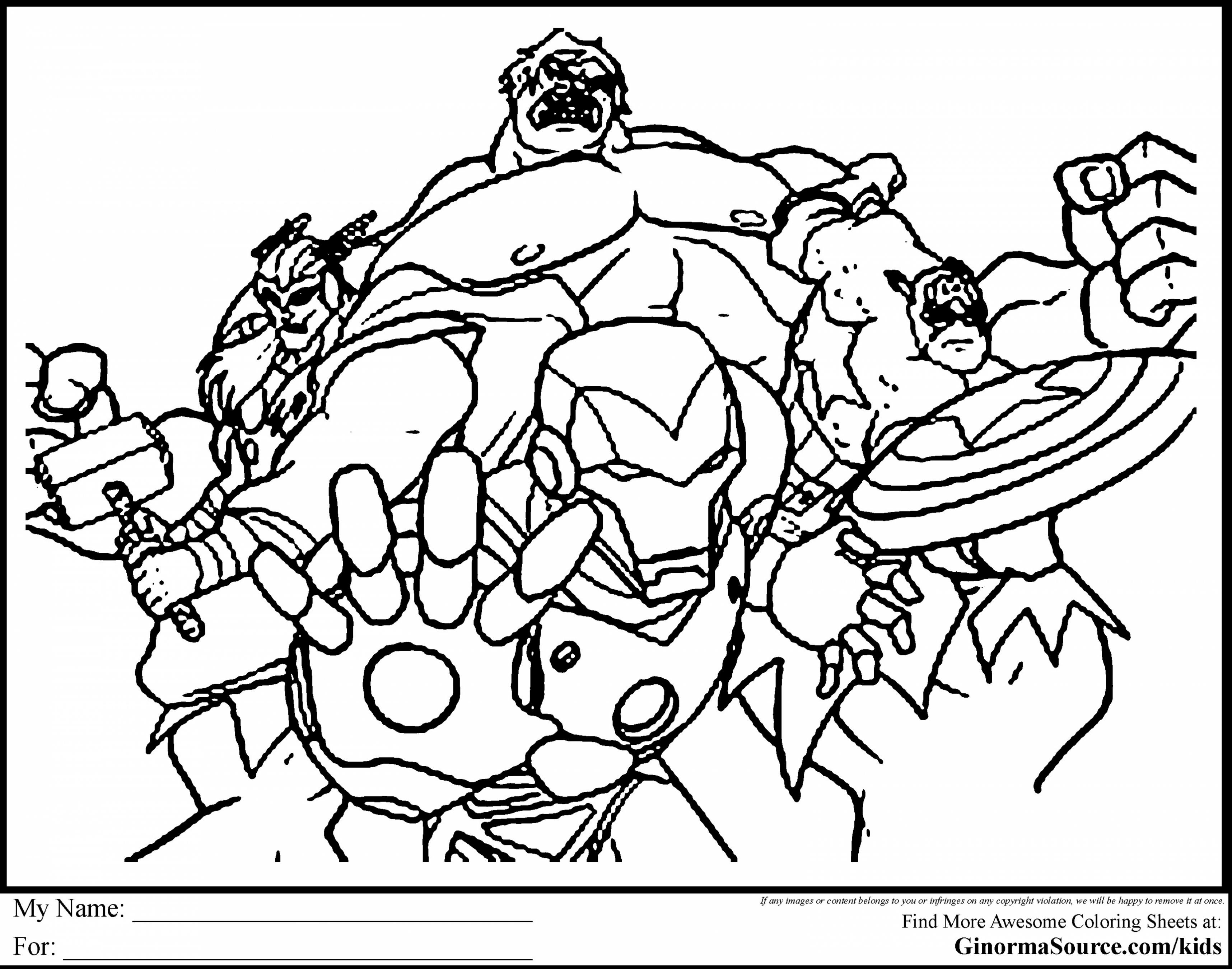 3432x2700 Magnificent Avengers Printable Coloring Pages With Hawkeye Within