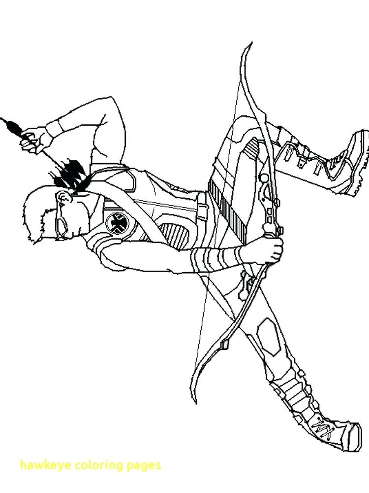 750x1000 Avengers Hawkeye Para Colorear