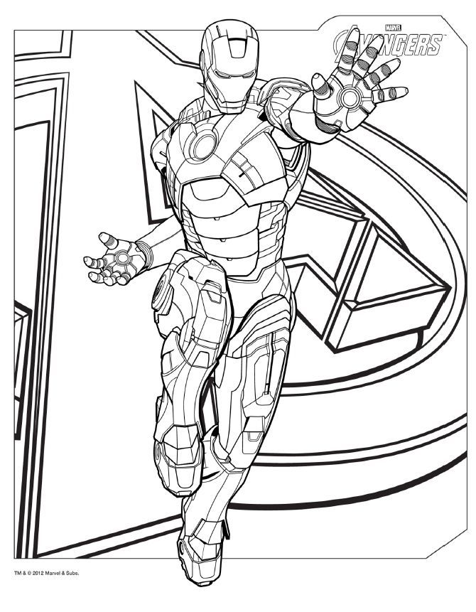 670x861 Avengers Coloring Pages Best For Kids In The Plan 5