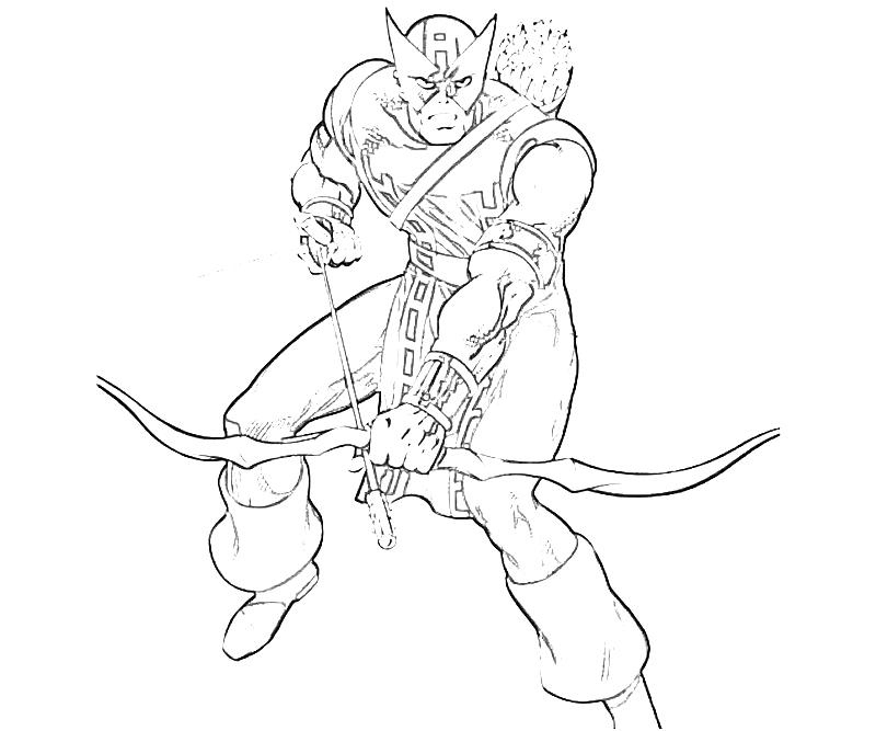800x667 Hawkeye Coloring Pages Elegant Marvel Vs Cap Hawkeye Character