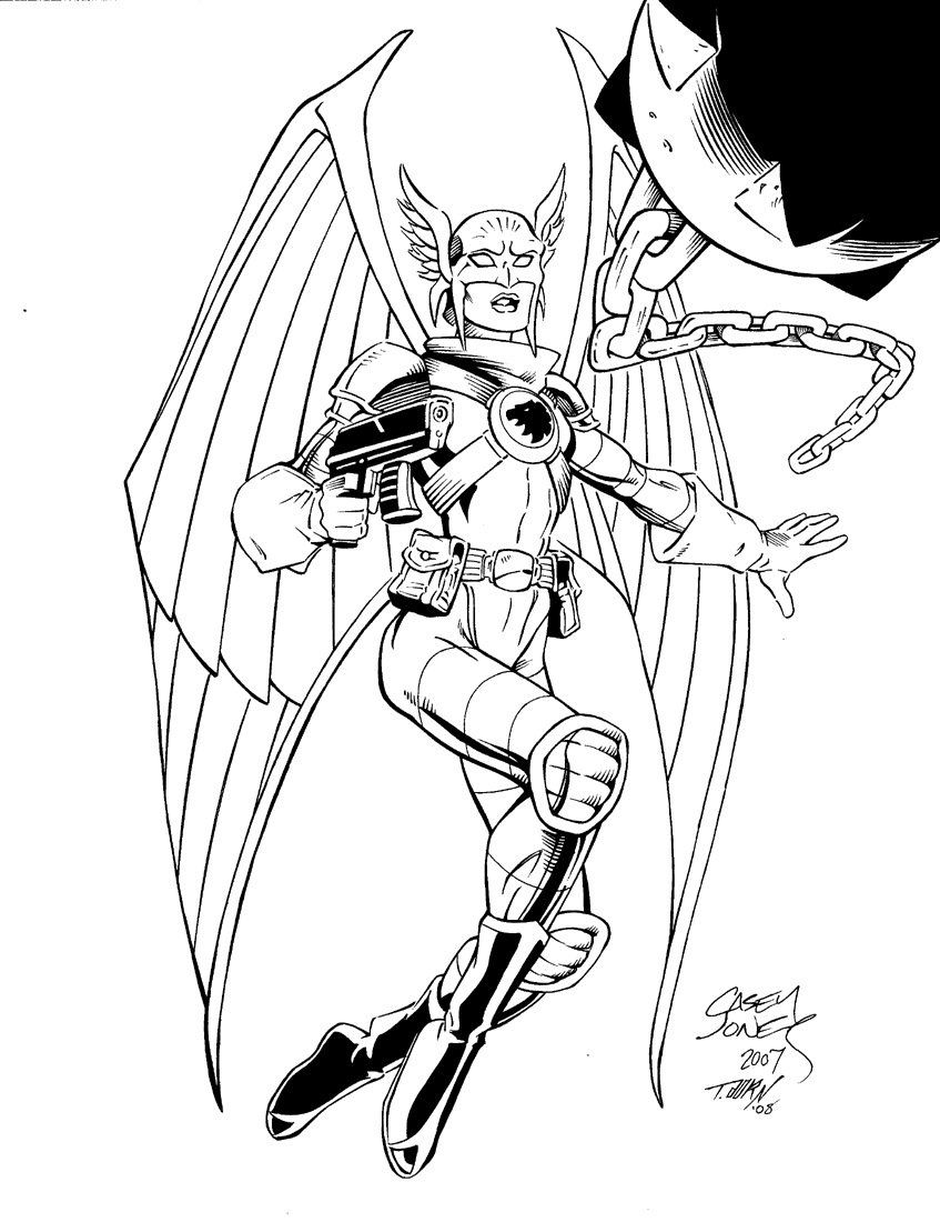 847x1100 Adult Steampunk Coloring Pages Hawkgirl Az Remarkable Page