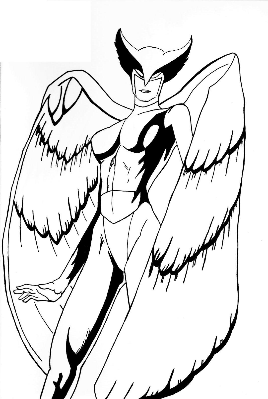 1076x1600 Hawkgirl Coloring Pages. Stunning Supergirl Coloring Pages