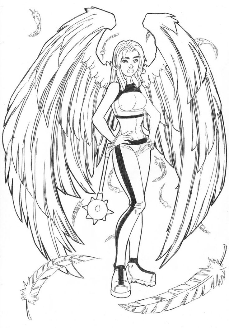 736x1054 Hawkgirl Coloring Pages 12.jpg Lineart Hawkworld