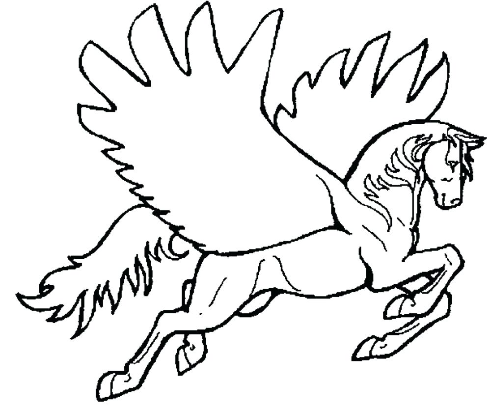 1000x833 Coloring Pages Christmas Tree Fun Horse For Your Kids Printable