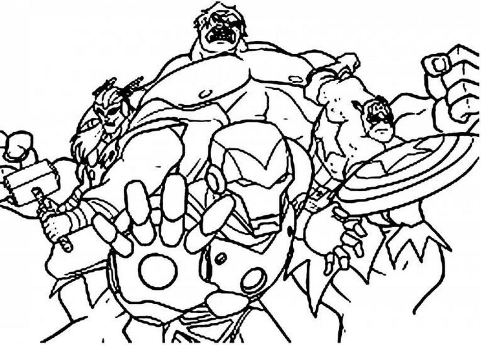 943x676 Avengers Coloring Pages 22 Hd Coloring Pages