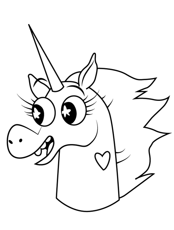 Head Coloring Page