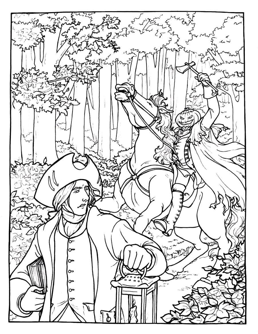 900x1164 Top 91 Sleepy Hollow Coloring Pages