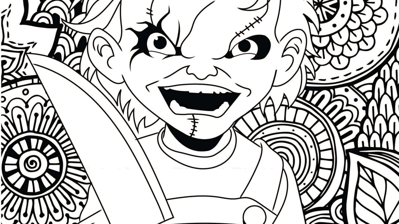 1366x768 Exceptional Headless Coloring Pages For Adults Of Horseman Sheets