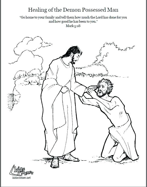 603x769 Jesus Heals A Blind Man Coloring Page Vanda