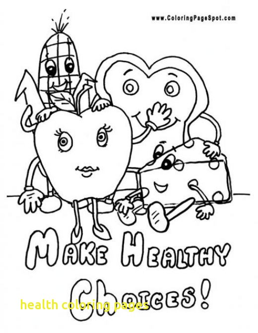 520x672 Health Coloring Pages Health Coloring Pages With Healthy Habits