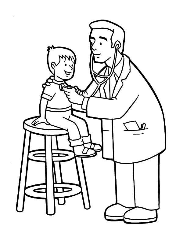 600x775 Checking Health Condition Coloring Pages Coloring Sun
