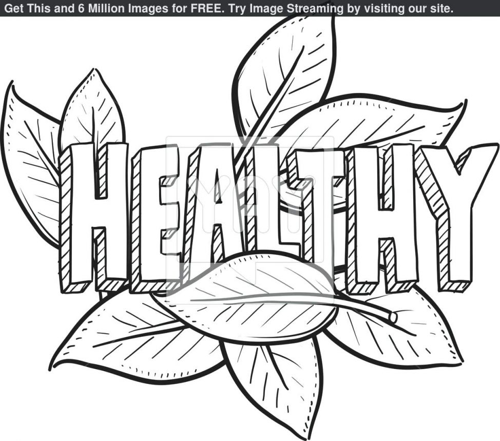 974x859 Health Coloring Pages