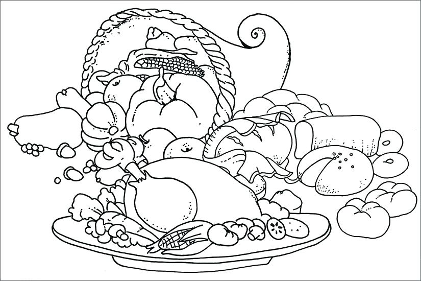 825x550 Coloring Pages Food Healthy Food Coloring Page Healthy Coloring
