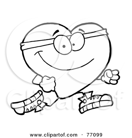 450x470 Healthy Heart Coloring Pages